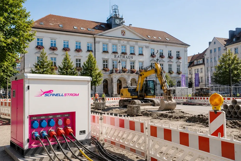 Kommunales Bauprojekt im Ortszentrum