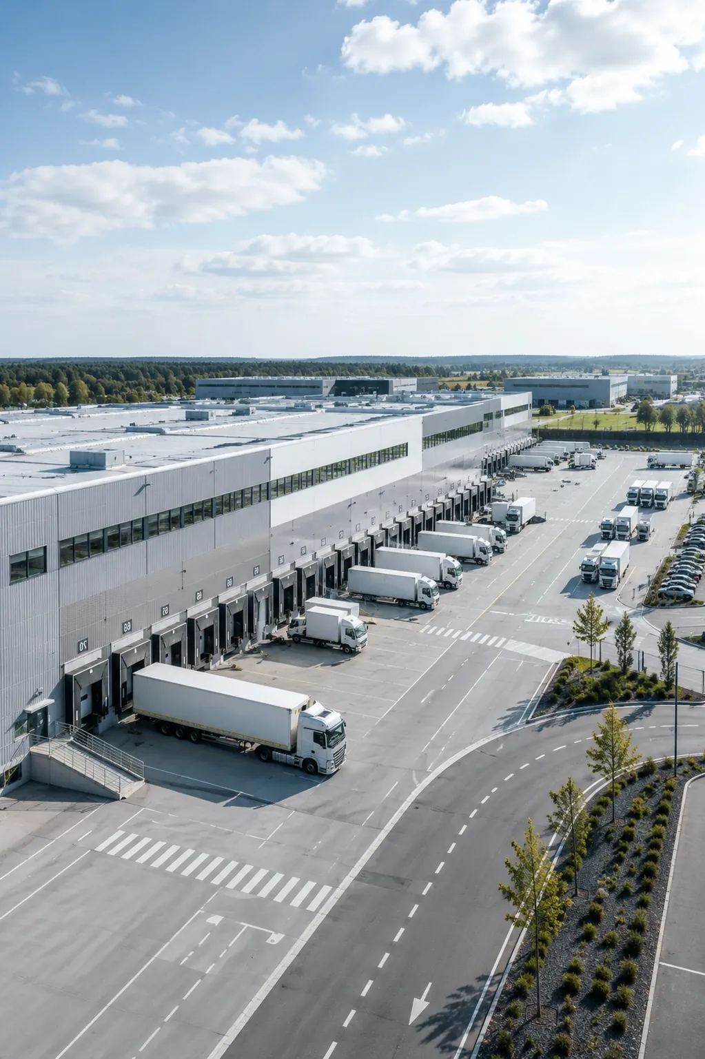 Modernes Logistikzentrum
